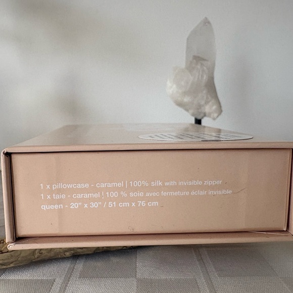 New Slip Queen-sized Silk Pillowcase in Caramel - Picture 7 of 8